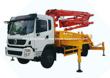 Chine petit camion mobile de pompe de mélangeur concret de 26m -31m avec le Roi Run Chassis de DFAC fournisseur